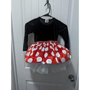 Disney Minnie Tutu Polka Dot Dress Kids Costume Girls Toddler Size XXXL Ages 7-8